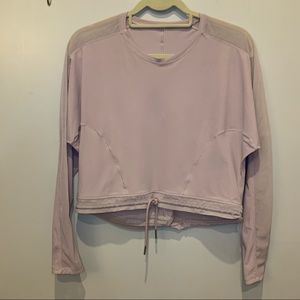 Lululemon light pink mesh sleeve